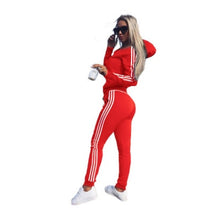 Load image into Gallery viewer, Ladies Solid Tracksuit Women Set Top Pants Suit Female New 2 Piece Set Women Hoodies Pant Clothing Set Warm Newest Clothes