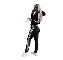 Load image into Gallery viewer, Ladies Solid Tracksuit Women Set Top Pants Suit Female New 2 Piece Set Women Hoodies Pant Clothing Set Warm Newest Clothes