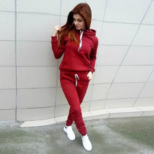 Load image into Gallery viewer, 2019 Autumn Casual 2 Pieces Suit Women Hoodies Tops Tracksuit Sweat Suit Women's Set